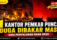 11 Kantor Pemkab Puncak Papua Tengah Diduga Dibakar Massa Usai Penyaluran Dana Desa, Ini Daftar Gedung dan Kronologinya
