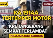KRL Tangerang Sempat Terlambat Usai KA 1914A Tertemper Motor di Kalideres, Pelajar Dilaporkan Jadi Korban