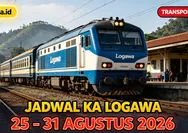Jangan Sampai Ketinggalan! KA Logawa Periode 25 – 31 Agustus 2026 Rute Purwokerto – Kroya – Sumpiuh – Gombong – Karanganyar – Kebumen – Banyuwangi