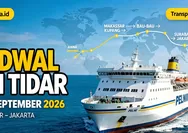 Cek Dulu Sebelum Berangkat! Jadwal KM Tidar Periode 1 - 7 September 2026 Rute Makassar - Bau-Bau - Kupang - Surabaya - Jakarta