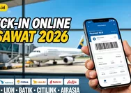 Panduan Check-in Online Pesawat 2026, Mulai dari Kode Booking, Pilih Kursi hingga Boarding Pass di HP