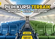 Begini Cara Memilih Kursi Pesawat Paling Nyaman untuk Penerbangan Jauh: Window, Aisle atau Kursi Tengah? Ini Tipsnya!