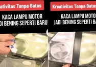 Jangan Ganti Baru, Ini Cara Hilangkan Retak dan Baret di Kaca Lampu Motor atau Mobil