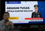 Perdana, Arahan Tugas Kepala Kanwil Kemenkumham Sumatera Utara