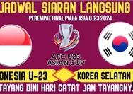 Jadwal Timnas Indonesia U23 Perempat Final Piala Asia Lawan Korea Selatan Tayang Malam Ini