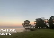Pantai Bugel Terindah di Banten : Panorama Sunset, Sunrise yang Indah 