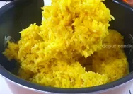 Cara Bikin Nasi Kuning Praktis Anti Gagal: Resep Nasi Kuning Rice Cooker Super Gampang