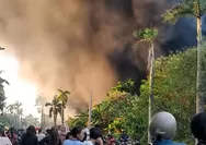 Kebakaran Hebat Landa 6 Gudang di Kawasan Industri Tangerang, 1 Orang Alami Luka Bakar Serius