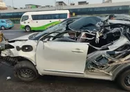 Kecelakaan Wuling Binguo EV Bikin Lalu Lintas Tol Ancol Barat Macet, Korban Dilarikan ke Rumah Sakit