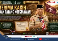 Kwarcab Pramuka Kabupaten Bandung Apresiasi Dedikasi Kak Tatang Koesmawan di Pusdiklatcab Parahyangan