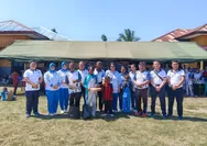 Jelang HUT Jalasenastri ke-80, Lanal Nabire Berbagi Keceriaan Bersama 357 Siswa SD Inpres Samabusa