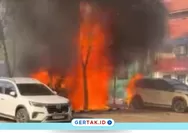 Kebakaran Mobil di Tebet, Penyebab dan Jumlah Kendaraan Terdampak Belum Diketahui