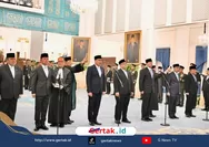Prabowo Lantik 7 Pejabat Baru, Kristomei Sianturi Pimpin BNPB
