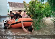 Jelang Idul Fitri 2024, Lima Kecamatan di Pasuruan Dilanda Banjir, BPBD Imbau Warga Waspada Banjir Susulan