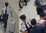 Rekaman CCTV Detik-Detik Penangkapan Kopilot Malaysia Airlines di Bandara Soetta Rilis, Pelaku Bawa Botol Urine Palsu
