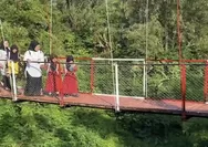 Jembatan Garuda di Rejang Lebong, Penyelamat Siswa dari Luapan Air Sungai Saat Hujan Lebat