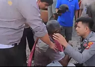 Polisi Bersama dan Warga Hentikan Truk Rem Blong, Cegah Korban Jiwa di Tulang Bawang, Lampung