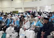 390 Jemaah Haji Kloter  3  Embarkasi Padang, Sumbar Tiba di Bengkulu