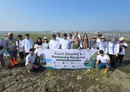 Lindungi Laut dan Pesisir, Bandara Ahmad Yani Lanjutkan Komitmen Hijau di Mangunharjo