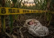 Bayi Perempuan Dibuang Di Ladang Jagung Warga, Polisi Buru Pelaku