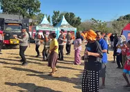 Polri Gelar Senam Trauma Healing untuk Bangkitkan Semangat Pengungsi Pascagempa