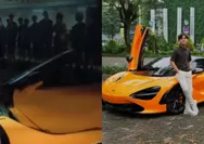 Supercar Terbelah Dua usai Tabrak Tiang Listrik, Pengemudinya Ternyata YouTuber Andra ST