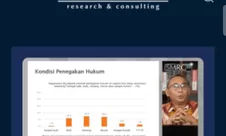 Survei SMRC: Publik Yang Menilai Penegakan Hukum Baik atau Sangat Baik Hanya 26,4 Persen