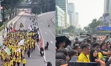 Bundaran HI diblokade jadi titik kumpul aksi, massa mahasiswa ngaku kecewa meski sempat bersurat ke polisi