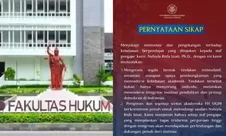 FH UGM pasang badan, beri dukungan dan kecam dugaan intimidasi pada dosennya usai viral komentari mutasi pegawai Kementerian PU