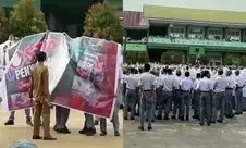 Dugaan pelecehan hingga pesan chat oknum guru yang tersebar, viral siswa SMAN 1 Solok Selatan bawa banner ‘stop penyimpangan’