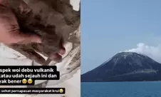 3 Kecamatan Tanggamus diguyur hujan abu vulkanik Anak Krakatau, BPBD imbau warga waspada