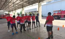 ARFF Bandara Ahmad Yani Jalani Uji Kebugaran, Pastikan Kesiapan Hadapi Situasi Darurat