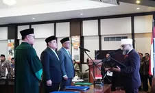 Gubernur Helmi Hasan  Resmi Melantik Iswahyudi sebagia Dirut Bank Bengkulu 
