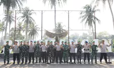 Pererat Sinergitas, Kapolda Bengkulu Jalin Silaturahmi dengan Kompi Yonif 144/Jaya Yudha