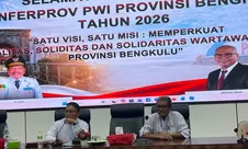 Hasil Konferprov Tetapkan  Kembali  Marsal Abadi Ketua PWI Bengkulu dan Sukatno Ketua DKP 