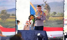 Polri Tanam Bawang Putih Serentak di 14 Polda, Potensi Panen Capai 2.795 Ton