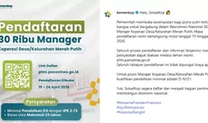 Berapa Gaji Manajer Koperasi Desa/Kelurahan Merah Putih 2026?