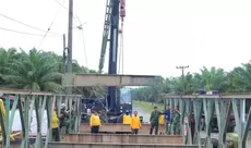 Pemasangan Jembatan Super Compact TNI-PU di Deli Serdang Bangkitkan Harapan Warga Pedesaan