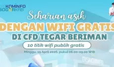 Diskominfo Kabupaten Bogor Hadirkan WiFi Gratis "Boffi" di 10 Titik CFD Tegar Beriman