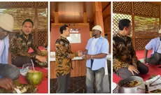 Bupati Cianjur Jamu Konten Kreator Afrika di Kampung Budaya Pandan Wangi: Santap Nasi Liwet 