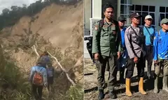 Aliran Dua Sungai Tertutup Longsor Gunung Kamarora, Pasca Gempa Sigi Magnitudo 6,7