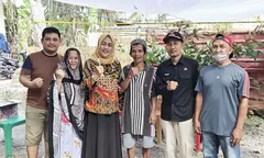 Ketua BAZNAS dan Wakil Bupati Majene Pastikan Bantuan Kebakaran Tepat Sasaran
