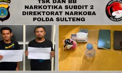Sembunyikan Sabu di Kos Palu, Dua Petani Parigi Moutong Ditangkap