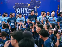 AHY Run 2026 Dimulai dari Semarang, Gubernur Ahmad Luthfi Dorong Sport Tourism