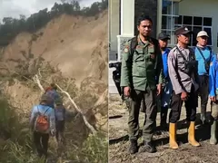 Aliran Dua Sungai Tertutup Longsor Gunung Kamarora, Pasca Gempa Sigi Magnitudo 6,7