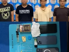 Edarkan Sabu di Dekat Sekolah Majene, Empat Pemuda Diringkus Polisi
