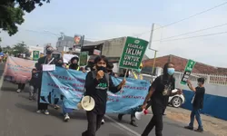 Aksi Desak Penanganan Isu Lingkungan Hidup Bandar Lampung