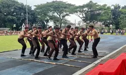 Pramuka Warga Binaan Lapas Cibinong Tampil Memukau di Gelar Senja 2026
