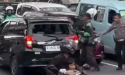 Sopir Toyota Calya Ugal-ugalan dan Lawan Arah di Gunung Sahari Ditangkap Polisi
