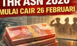 THR ASN 2026 Mulai Cair 26 Februari, Anggaran Capai Rp55 Triliun